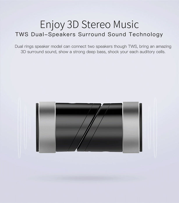 Dual Bluetooth speakers QCY BOX 1 3D, stereo