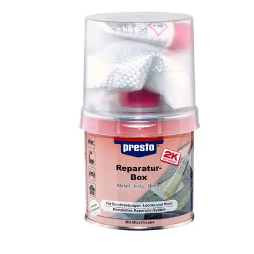 0.250KG PRESTO REPAIR KIT - Външно поддържане<<<Автокозметика и поддръжка<<<Авто и вело<<<Praktiker&&&Почистване и