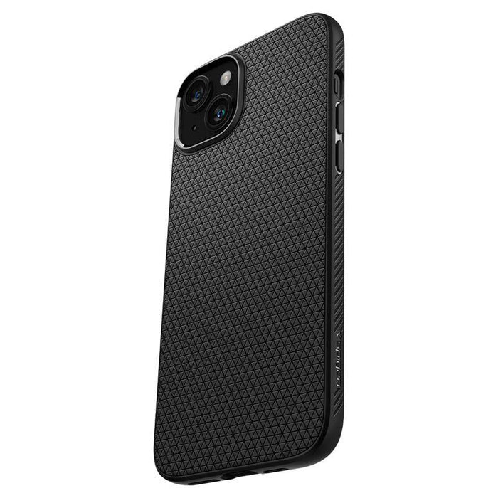 Spigen Liquid Air Case for iPhone 15 Plus - Matte Black - Cell phone cases and covers<<<HurtelXML