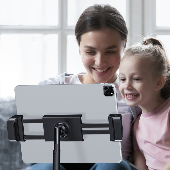 Acefast telescopic phone and tablet holder (135-230mm wide) for the desk 360 ° black (E4 black) - Cell phone