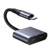 2-in-1 Audio adapter Joyroom SY-L02 Lightning to Double Lightning (black) - Audio adapters<<<GSM
