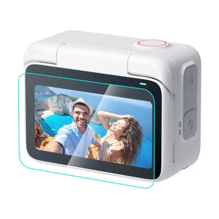 2 in 1 Screen and Lens Tempered Glass Film PULUZ For Insta360 GO 3 (Transparent) - For sports