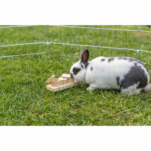 2-In-1 Treat Dispenser Toy for Pets Trixie Wood 15 × 4,5 × 6 CM - Домашни Животни<<<Дом