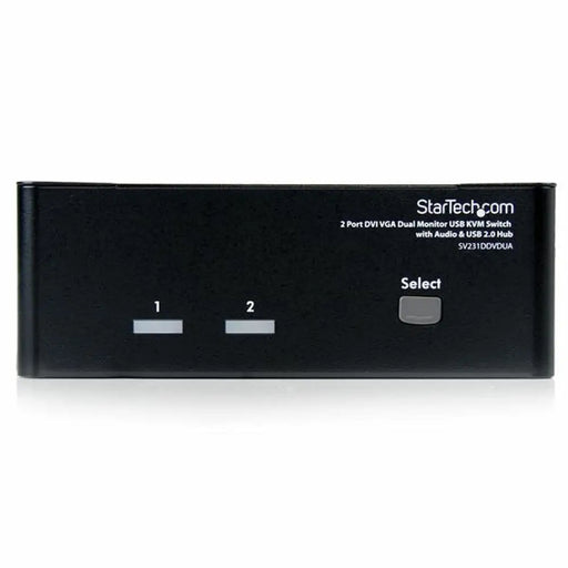 2-Port KVM Switch Startech SV231DDVDUA - Компютър Кабели и адаптери<<<Компютри| Електроника<<<BigBuy&&&Switch