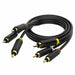 2 x RCA Cable Vention BCABH 2 m - Електроника Телевизори<<<Компютри| Електроника<<<BigBuy&&&Аудио и Видео