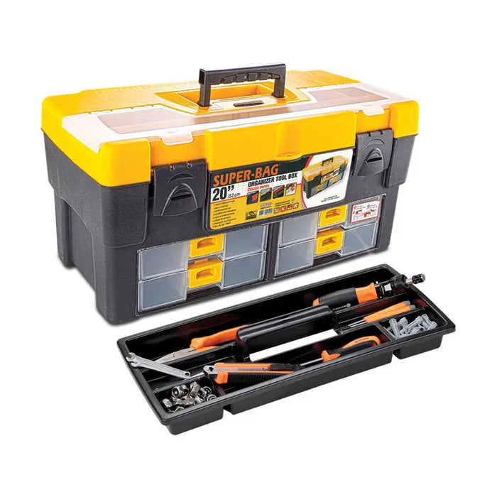 20’’ ASRIN TOOL BOX - Куфари за инструменти<<<Съхранение и организиране<<<Инструменти и железария<<<Praktiker&&&Куфари