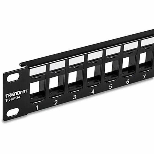 24-port UTP Category 5e Patch Panel Trendnet TC-KP24 - Компютър Мрежи и компоненти<<<Компютри|