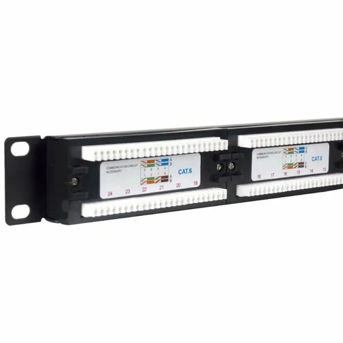 24-port UTP Category 6 Patch Panel Phasak PU 2420 - Компютър Мрежи и компоненти<<<Компютри|