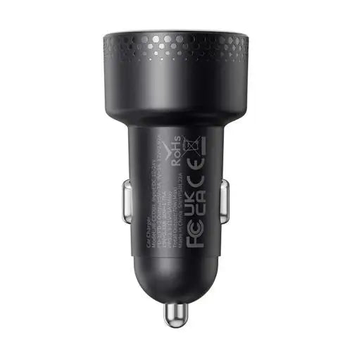 2x USB C 70W car charger with LED display Joyroom JR-CCD02 - black - Car charger<<<Основна<<<DunaXML&&&Car