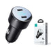 2x USB C 70W car charger with LED display Joyroom JR-CCD02 - black - Car charger<<<Основна<<<DunaXML&&&Car