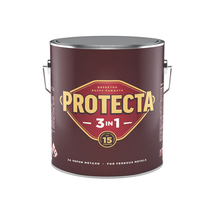 3 IN 1 ENAMEL LACQUER 2.5 L COLOR OLD COPPER PROTECTA - Алкидни и водоразтворими<<<Бои за метал и дърво<<<Бои и
