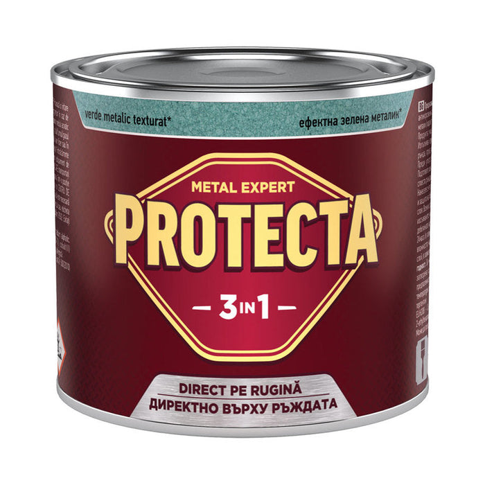 3 IN 1 ENAMEL LACQUER 500 ML COLOR DARK GREEN METALLIC PROTECTA - Алкидни и водоразтворими<<<Бои за метал и дърво<<<Бои