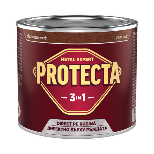 3 IN 1 ENAMEL LACQUER 500 ML COLOR OLD HONEY PROTECTA - Алкидни и водоразтворими<<<Бои за метал и дърво<<<Бои и