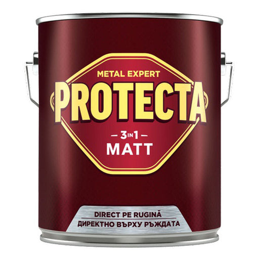 3 IN 1 ENAMEL LACQUER MATT BLACK 2.5 L PROTECTA - Алкидни и водоразтворими<<<Бои за метал и дърво<<<Бои и