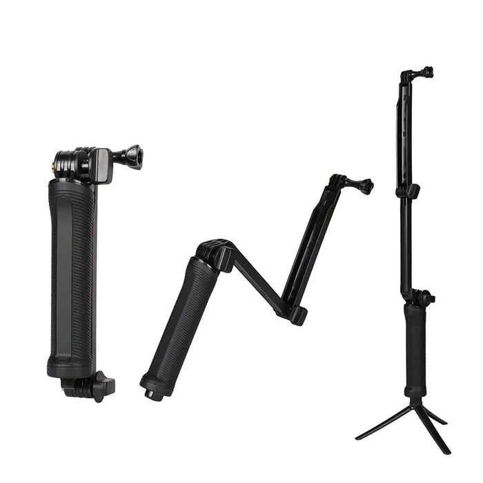 3 in 1 Monopod Tripod with Selfie Stick for GoPro - Black - Photo accessories<<<HurtelXML