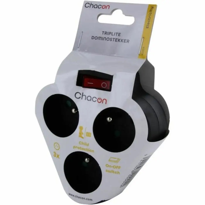 3-socket plugboard with power switch Chacon Dominó 3x16A - Електроника Периферни и резервни части<<<Компютри|