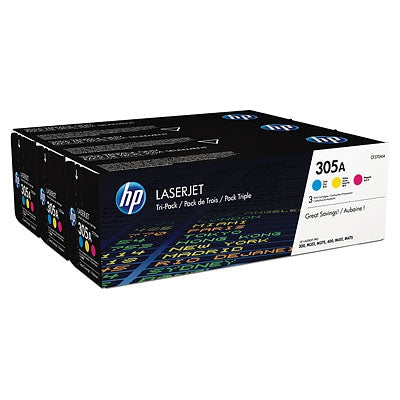 HP 305A CYM Tri-Pack Laserjet Toner Cartridge - LaserJet Consumables<<<HP