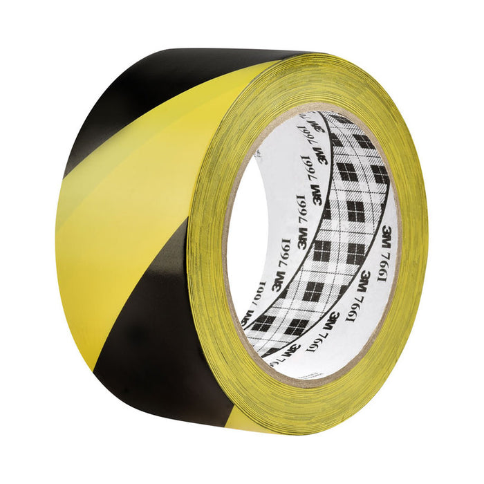 SELF-ADHESIVE SIGNAL TAPE YELLOW-BLACK 33 M / 50 MM 3M 766i