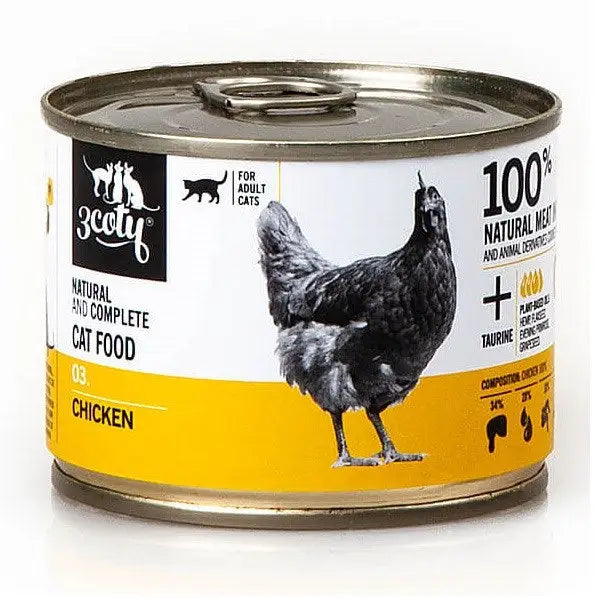 3COTY 03. Chicken - wet cat food - 180g - Wet foodDLK-KAM<<<For the catDLK<<<ActionPL