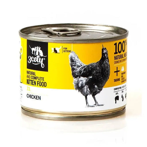 3COTY 33. Chicken Kitten - wet cat food - 180g - Wet foodDLK-KAM<<<For the catDLK<<<ActionPL
