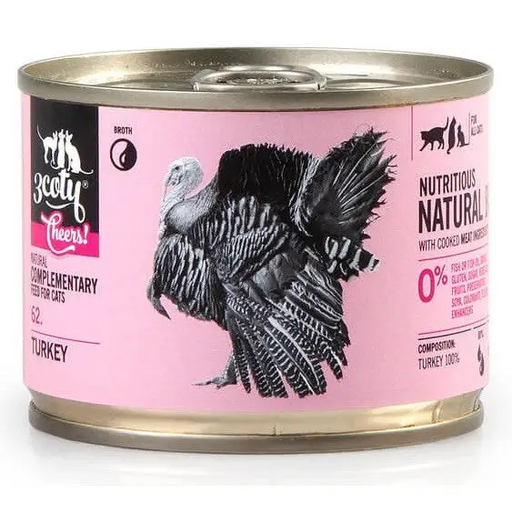 3COTY Cheers! 62. Turkey - wet cat food - 160g - Wet foodDLK-KAM<<<For the catDLK<<<ActionPL