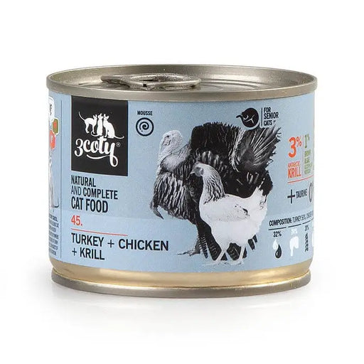 3COTY Turkey chicken and krill Senior - wet cat food - 180g - Wet foodDLK-KAM<<<For the catDLK<<<ActionPL