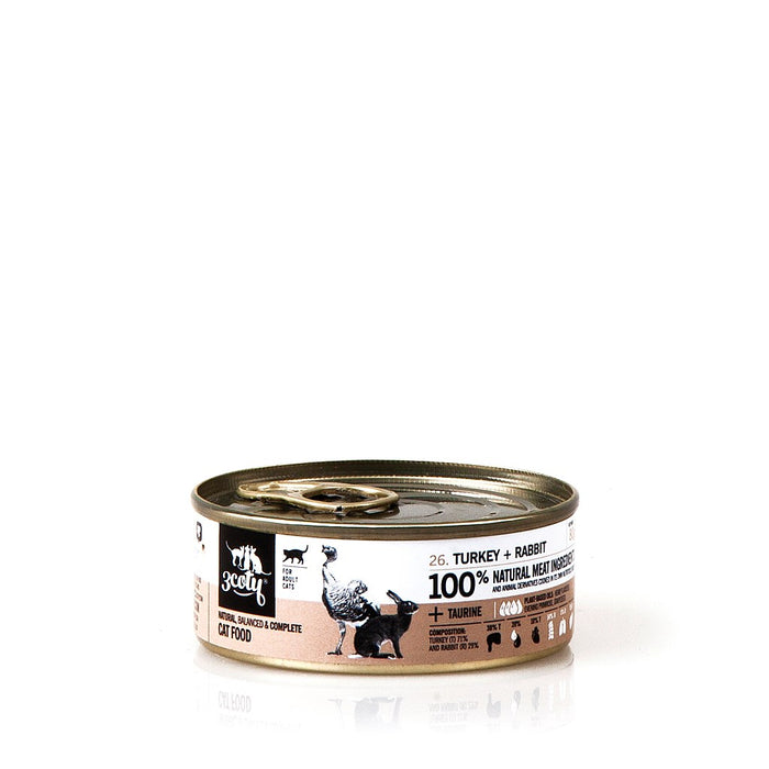 3COTY Turkey with rabbit - wet cat food - 80g