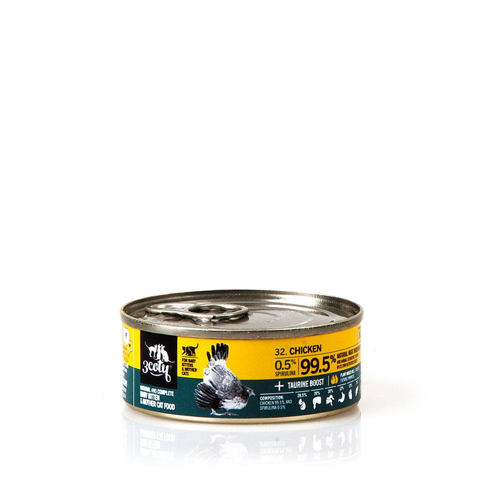 3COTY Chicken with spirulina For kittens and nursing cats - wet cat food - 80g