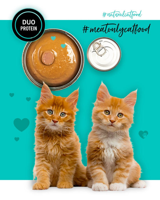 3COTY Chicken with duck For kittens - wet cat food - 80g