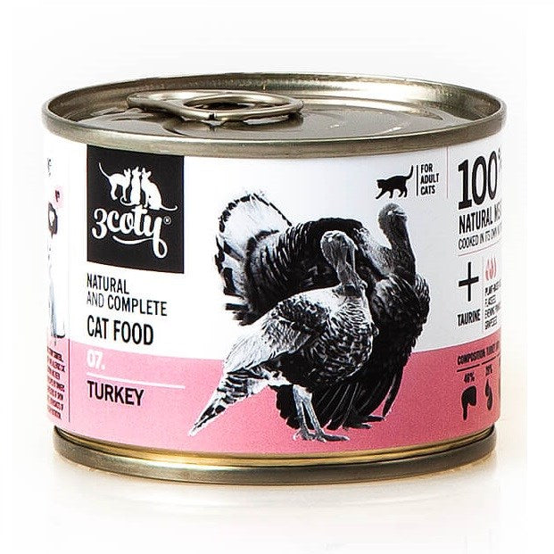 3COTY 07. Turkey - wet cat food - 180g