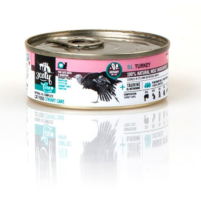 Cat food 3COTY Turkey 80 g