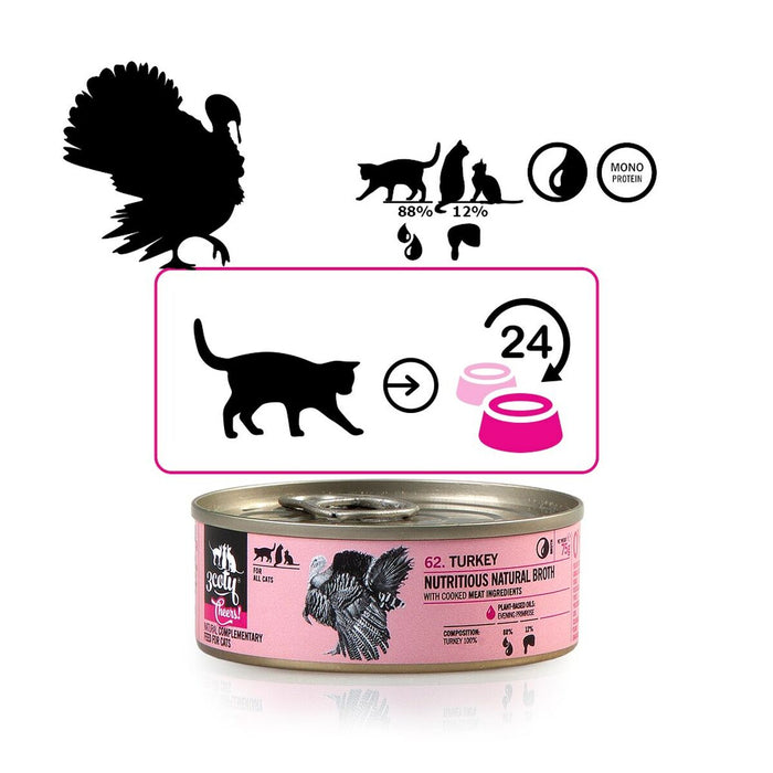 Cat food 3COTY Turkey 75 g