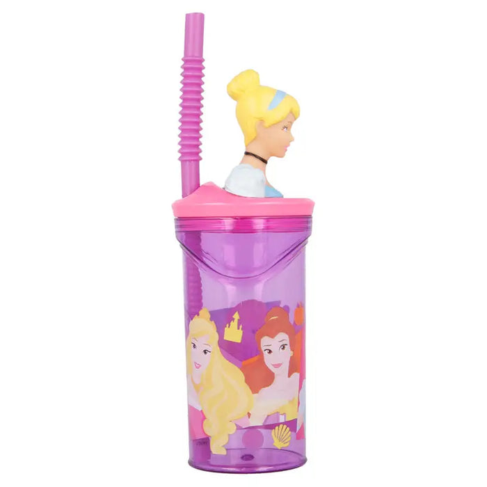 3D 360 ML PRINCESS MAXHOME BOTTLE WITH STRAW - Кани гарафи и бутилки<<<Домашни потреби<<<Кухня<<<Praktiker