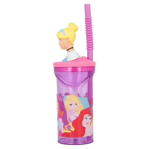 3D 360 ML PRINCESS MAXHOME BOTTLE WITH STRAW - Кани гарафи и бутилки<<<Домашни потреби<<<Кухня<<<Praktiker