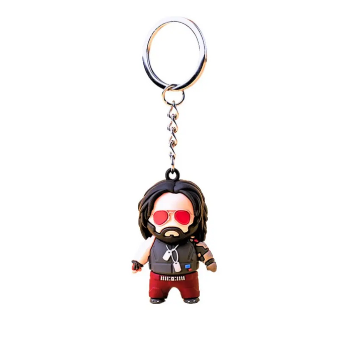 3D Keychain Good Loot Cyberpunk 2077 - Johnny Silverhand - KeychainsGDG-BRE<<<Gadgets for playersGDG<<<ActionPL
