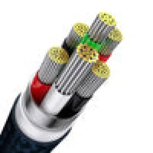 3in1 USB cable Baseus Flash Series USB-C + micro USB + Lightning 100W 1.2m (blue) - Combo Cables<<<USB cables<<<GSM