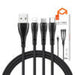 3in1 USB to USB-C / Lightning / Micro USB Cable Mcdodo CA-6960 1.2m (Black) - Combo Cables<<<USB cables<<<GSM