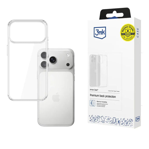 3mk Armor Case for Apple iPhone 17 Pro Max - Transparent - *Kategoria tymczasowa<<<HurtelXML