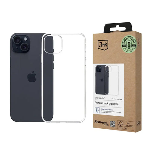 3mk Clear Case Eco for Apple iPhone 15 - transparent - Cell phone cases and covers<<<HurtelXML