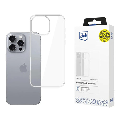 3mk Clear Case for iPhone 16 Pro Max - transparent - *Kategoria tymczasowa<<<HurtelXML
