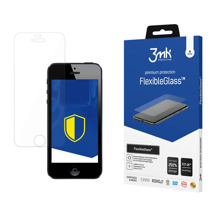 3mk FlexibleGlass™ hybrid glass for iPhone 5 / 5S / SE - *Kategoria tymczasowa<<<HurtelXML