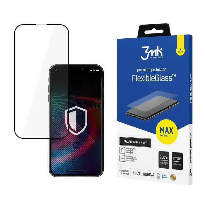 3mk FlexibleGlass Max™ hybrid glass for iPhone 14 - Cell phone tempered glass<<<HurtelXML