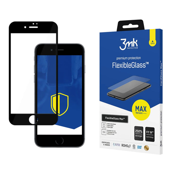 3mk FlexibleGlass Max™ hybrid glass for iPhone 7 / 8 - Cell phone tempered glass<<<HurtelXML