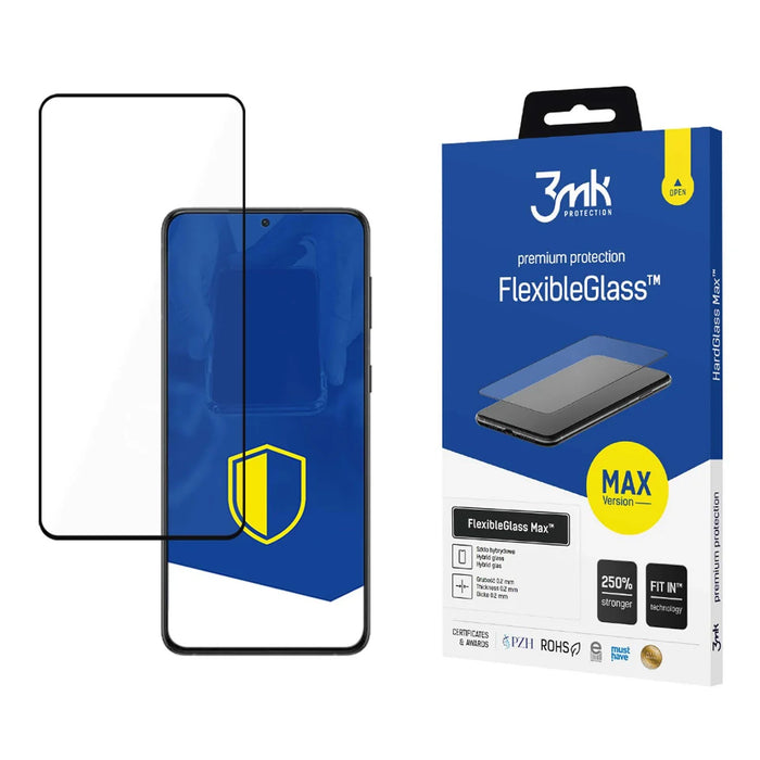 3mk FlexibleGlass Max™ hybrid glass for Samsung Galaxy S22 5G - Cell phone tempered glass<<<HurtelXML