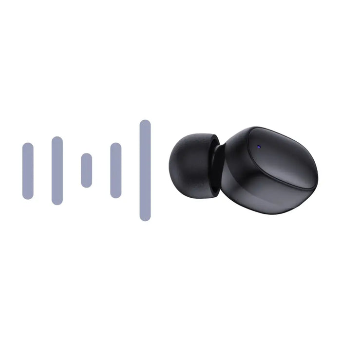 3mk FlowBuds wireless in-ear Bluetooth headphones - black - Cell phone tempered glass<<<HurtelXML
