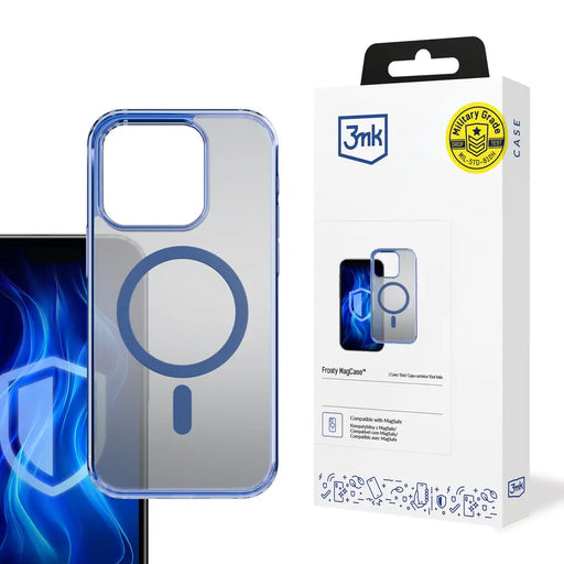 3mk Frosty MagCase Blue Case for Apple iPhone 13 Pro - Transparent - *Kategoria tymczasowa<<<HurtelXML