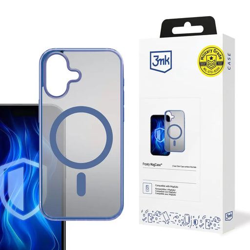 3mk Frosty MagCase Blue Case for Apple iPhone 16 - blue - *Kategoria tymczasowa<<<HurtelXML