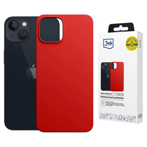 3mk Hardy MagSilicone Case for Apple iPhone 14 Plus - Red - *Kategoria tymczasowa<<<HurtelXML