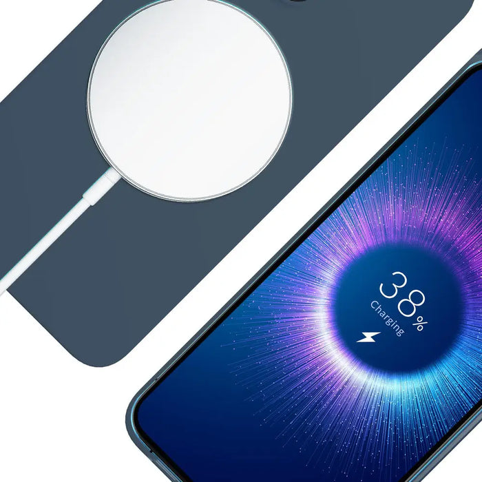 3mk Hardy MagSilicone Case for Apple iPhone 15 Pro Max - Navy Blue - *Kategoria tymczasowa<<<HurtelXML