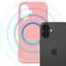 3mk Hardy MagSilicone Case for Apple iPhone 16 - Pink - *Kategoria tymczasowa<<<HurtelXML